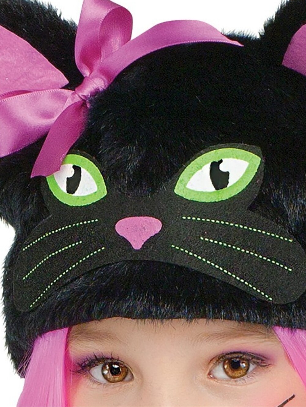 Playful Miss Kitty Purrfect Kids Black Pink Cat Costume Tutu Skirt Sz (6-6x) - Picture 5 of 11
